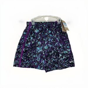 Nike Dri-Fit Shorts Youth Kids Boys‎ SZ L Large Purple Black Blue FV0275-503 NWT
